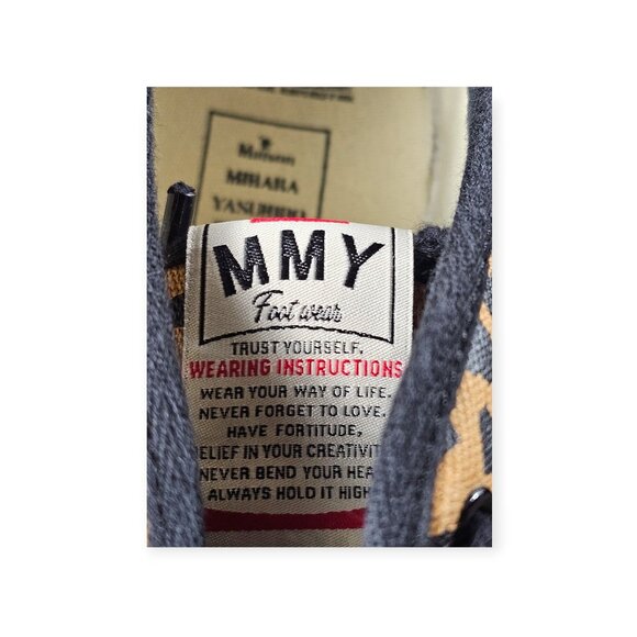 Maison Mihara Yasuhiro Baker OG Sole Canvas Leopard Sneakers EU 42 US 9 - Picture 7 of 7
